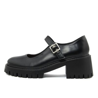 Women's Moccasins Black color - FAG_G70016_NERO