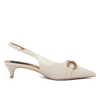 Slingback Femme Couleur beige - FAG_G70025_BEIGE 2