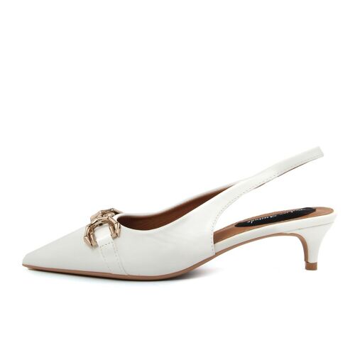 Slingback Donna colore Bianco - FAG_G70025_BIANCO