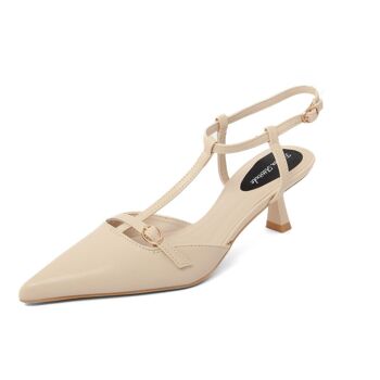 Slingback Femme Couleur Beige - FAG_H10017_BEIGE 3