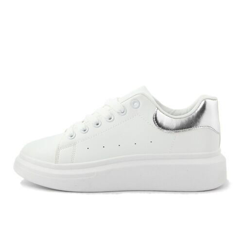 Sneakers Donna colore blu - FAG_HY2700_WHT_SILVER