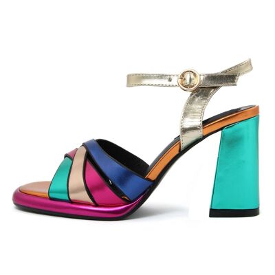 Multicolor Women's Sandals - FAG_M062_MULTICOLOR