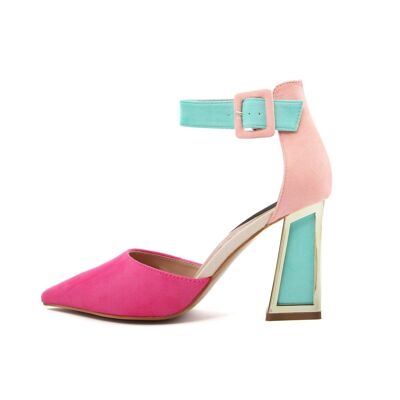 Women's pumps in Fuchsia color - FAG_OY40018_FUXIA