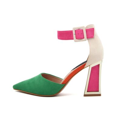 Women's Pumps color Green - FAG_OY40018_GREEN