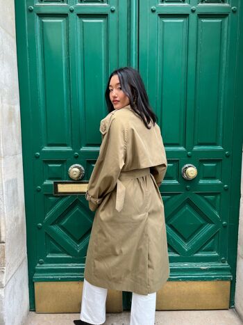 Popular belted trench coat 4