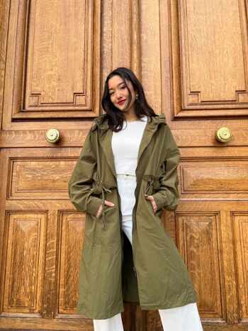 Long hooded parka 17