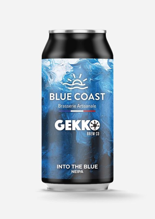 INTO THE BLUE NEIPA collab Blue Coast /6% alc.