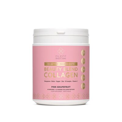 Plent Beauty Care – BEAUTY BLEND COLLAGEN – Pink Grapefruit – 265 g