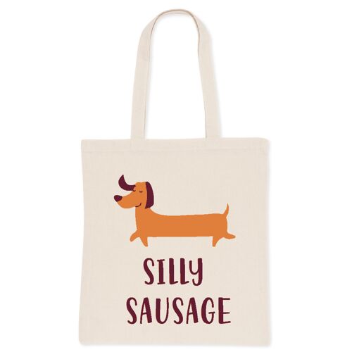 Silly Sausage Tote Bag