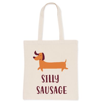 Silly Sausage Tote Bag