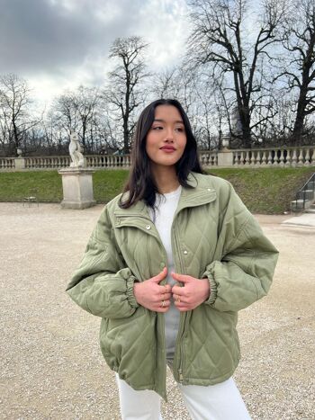 Oversize quilted jacket 7
