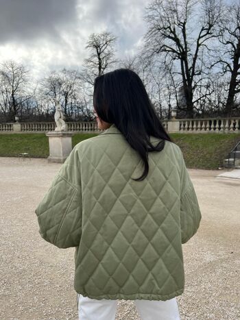 Oversize quilted jacket 8