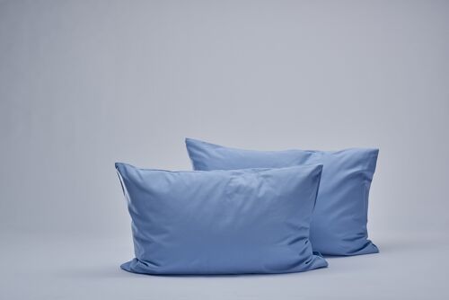 400TC Sateen Pillow cases - Light Blue-50X75