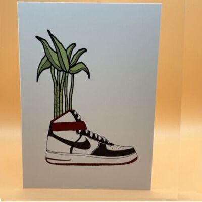 Hi-Top Bootanical Greeting card