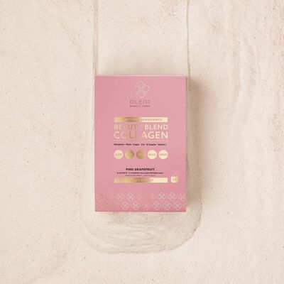 Plent Beauty Care - BEAUTY BLEND COLLAGEN Pink Grapefruit - Caja de suministro para 30 días