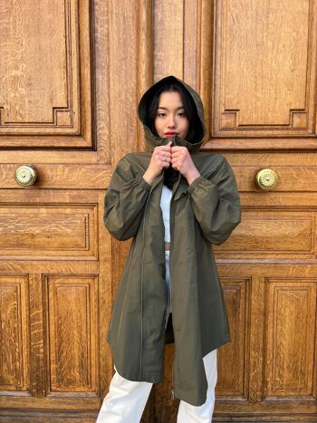 Long parka with hood 6