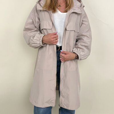 PARKA LUNGO CON CAPPUCCIO (3487)