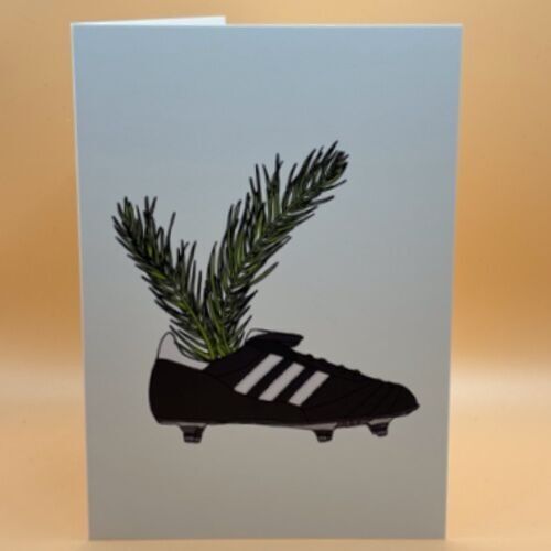 Football Bootanical Greeting Card