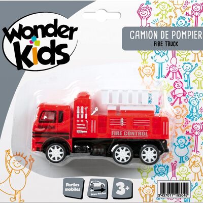Camion dei pompieri a retrofrizione da 11 cm - Modello scelto a caso