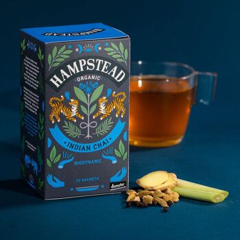 Hampstead Tea Sachets de thé Chai indien biologique 2