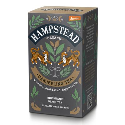 Hampstead Tea Organic and Fairtrade Darjeeling Tea Bags