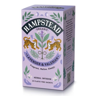 Hampstead Tea Organic Lavender & Valerian Tea Bags