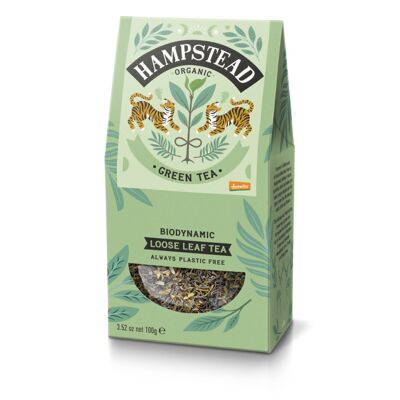 Té Hampstead Té verde orgánico de hojas sueltas