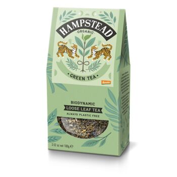 Hampstead Tea Thé vert en feuilles biologiques
