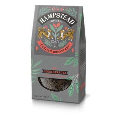Hampstead Tea Té de hojas de desayuno inglés orgánico