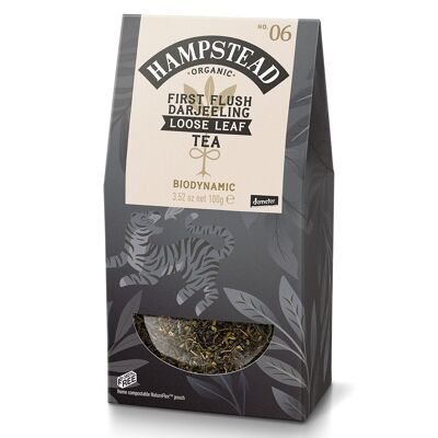 Hampstead Tea Té orgánico de hojas sueltas Darjeeling First Flush