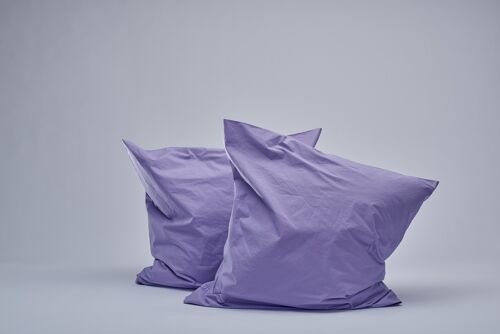 Percale Pillow cases - Lavender-40X80