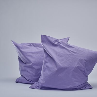 Percale Pillow cases - Lavender-40X80
