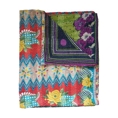 Kantha blanket N°141