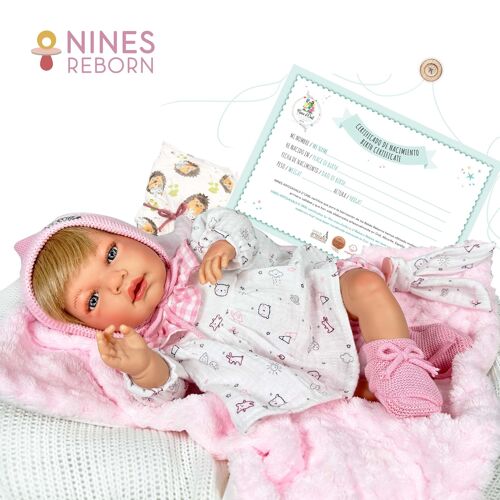 MUÑECA NINES REBORN ROSA