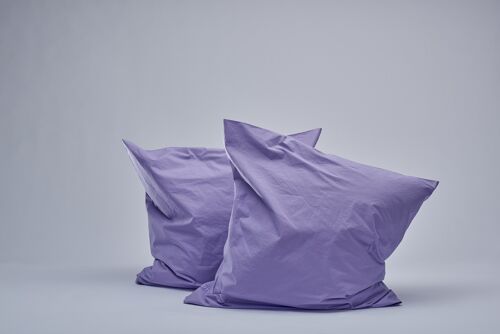 Percale Pillow cases - Lavender-50X80