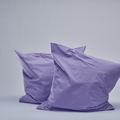 Percale Pillow cases - Lavender-50X80