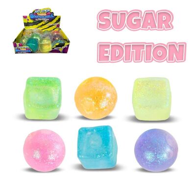 Fidget Toys // Sugar Mellow Glitter Squish Ball