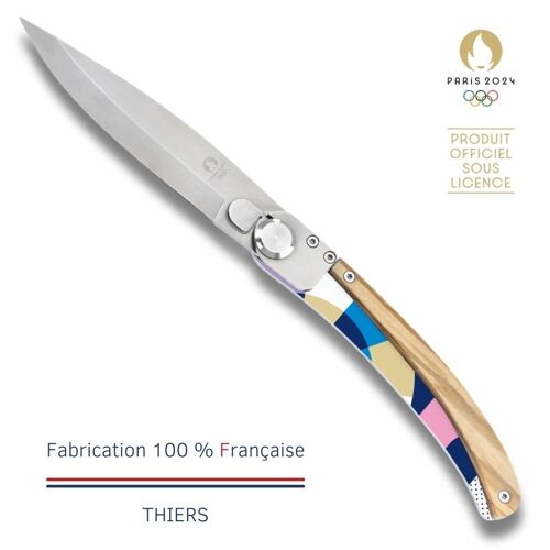 Couteau de poche LCF Lock PARIS 2024 Couleur N°6
