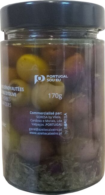 Olives BIO dénoyautées à l'huile d'olive – CAIXEIRO 4