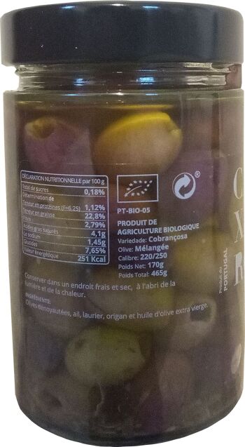 Olives BIO dénoyautées à l'huile d'olive – CAIXEIRO 6