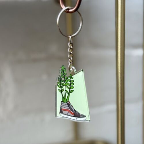 Skate Bootanical Keyring