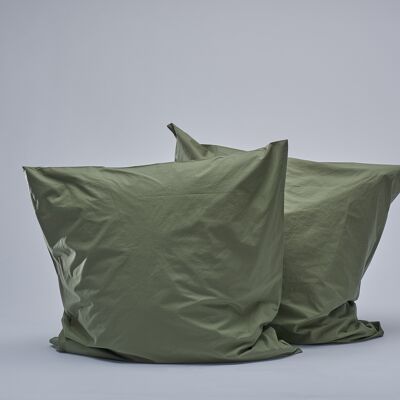 Taies d'oreiller Percale - Forêt Nordique-50X60