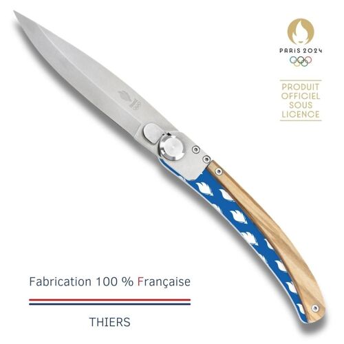 Couteau de poche LCF Lock Equipe de France Olympique Couleur N°2