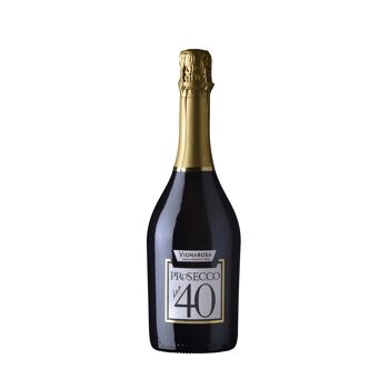 vin mousseux blanc Prosecco Doc Treviso Extra Dry "40" 1