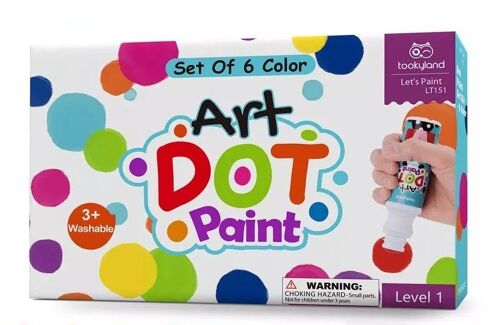 Dot Painting Washable - 6 Colors Set