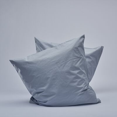Taies d'oreiller Percale - Gris Clair-80X80
