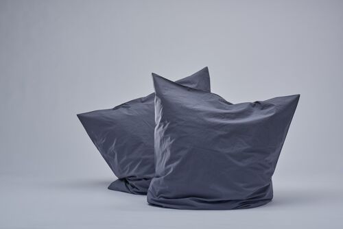 Percale Pillow cases - Dark Grey-40X80