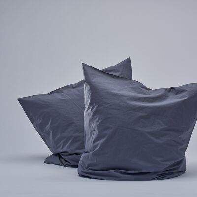 Percale Pillow cases - Dark Grey-40X80