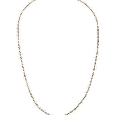 Fine adjustable steel chain necklace length 40 cm