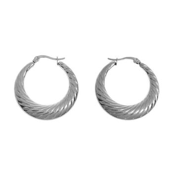 Boucles d'oreille acier Orélia 3